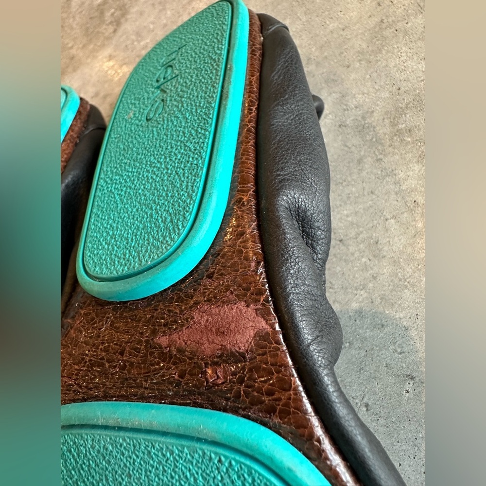 Tieks Black Leather Ballet Flats - Picture 6 of 9